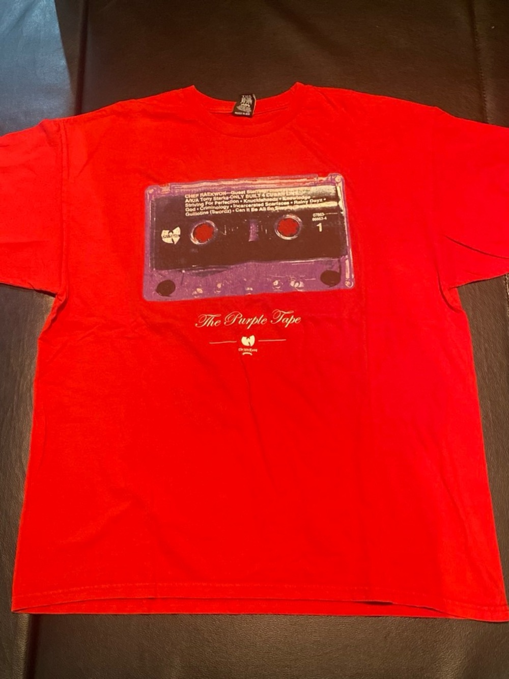 Red 'The Purple Tape' Graphic Tee
